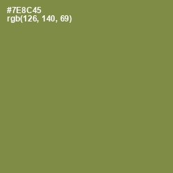 #7E8C45 - Glade Green Color Image