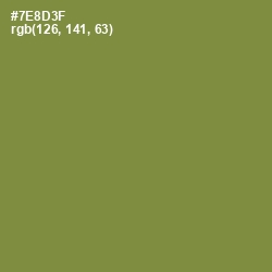 #7E8D3F - Wasabi Color Image