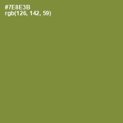 #7E8E3B - Wasabi Color Image