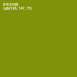 #7E930B - Trendy Green Color Image