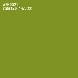 #7E9321 - Wasabi Color Image