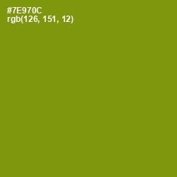 #7E970C - Limeade Color Image