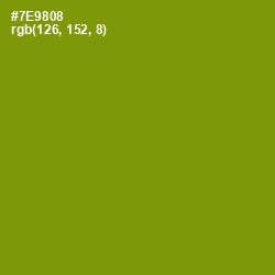 #7E9808 - Limeade Color Image