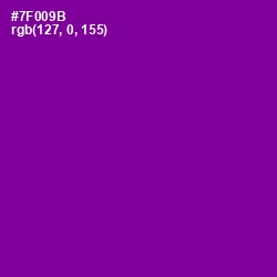 #7F009B - Purple Color Image