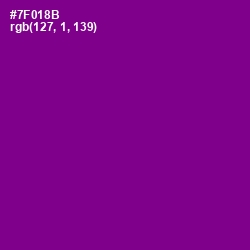 #7F018B - Purple Color Image