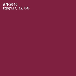 #7F2040 - Tawny Port Color Image