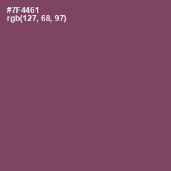 #7F4461 - Scorpion Color Image