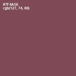 #7F4A56 - Ferra Color Image