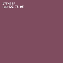 #7F4B5F - Ferra Color Image