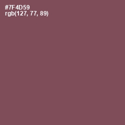 #7F4D59 - Ferra Color Image