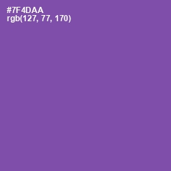 #7F4DAA - Studio Color Image