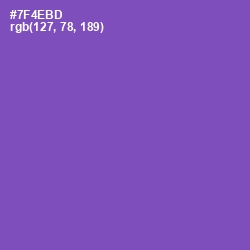 #7F4EBD - Studio Color Image