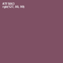 #7F5063 - Scorpion Color Image