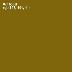 #7F650B - Yukon Gold Color Image