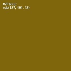 #7F650C - Yukon Gold Color Image