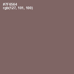 #7F6564 - Falcon Color Image