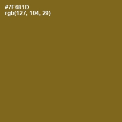 #7F681D - Olivetone Color Image