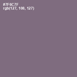 #7F6C7F - Fedora Color Image
