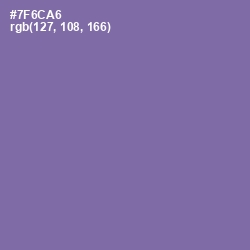 #7F6CA6 - Deluge Color Image