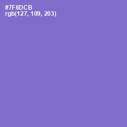 #7F6DCB - Blue Marguerite Color Image