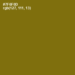 #7F6F0D - Yukon Gold Color Image