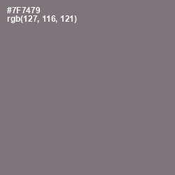 #7F7479 - Tapa Color Image