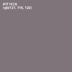 #7F747A - Concord Color Image