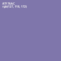 #7F76AC - Deluge Color Image