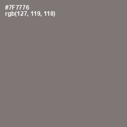 #7F7776 - Tapa Color Image