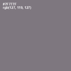 #7F777F - Concord Color Image