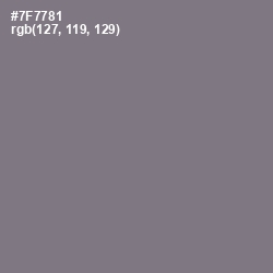 #7F7781 - Jumbo Color Image