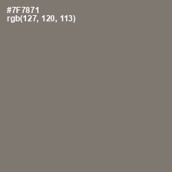 #7F7871 - Tapa Color Image
