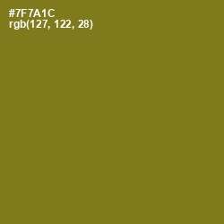 #7F7A1C - Olivetone Color Image
