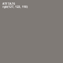 #7F7A76 - Tapa Color Image