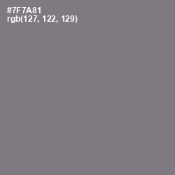 #7F7A81 - Jumbo Color Image