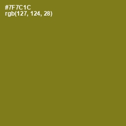 #7F7C1C - Olivetone Color Image