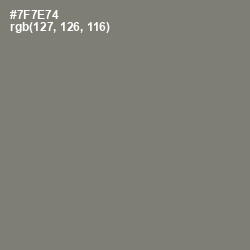 #7F7E74 - Tapa Color Image