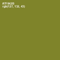 #7F842B - Wasabi Color Image