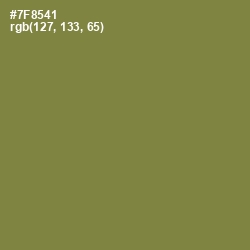 #7F8541 - Glade Green Color Image