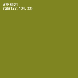 #7F8621 - Wasabi Color Image