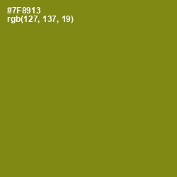 #7F8913 - Trendy Green Color Image