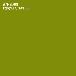 #7F8D08 - Trendy Green Color Image