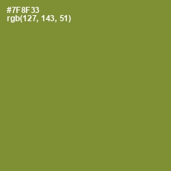 #7F8F33 - Wasabi Color Image