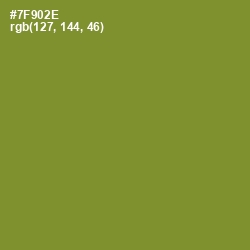 #7F902E - Wasabi Color Image