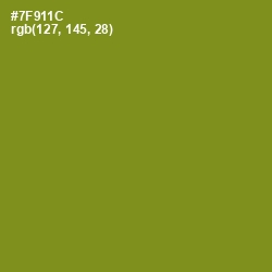 #7F911C - Trendy Green Color Image