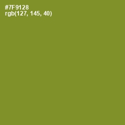 #7F9128 - Wasabi Color Image