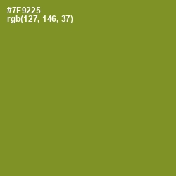 #7F9225 - Wasabi Color Image