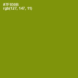 #7F930B - Trendy Green Color Image