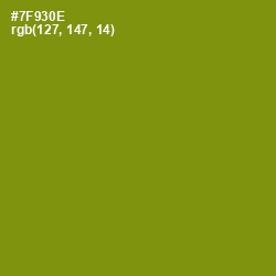 #7F930E - Trendy Green Color Image