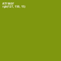 #7F960F - Trendy Green Color Image